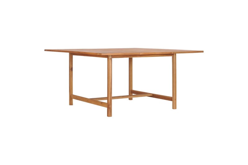 Hagebord 150x150x76 cm heltre teak - Brun - Spisebord ute