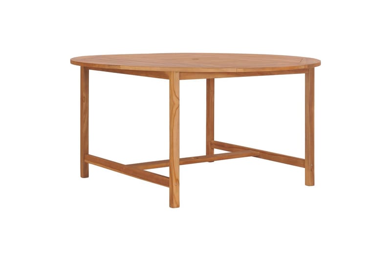Hagebord 150x76 cm heltre teak - Brun - Hagemøbler - Hagebord - Spisebord ute