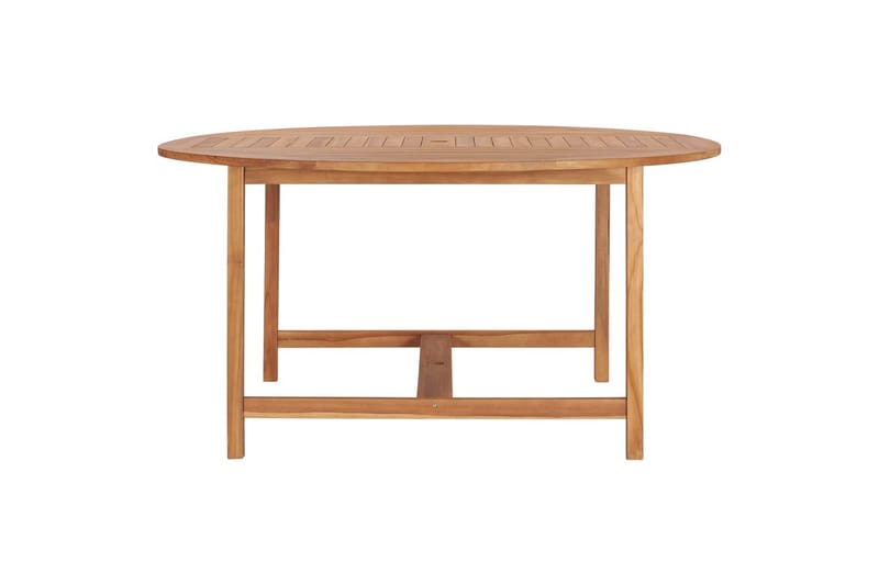 Hagebord 150x76 cm heltre teak - Brun - Hagemøbler - Hagebord - Spisebord ute
