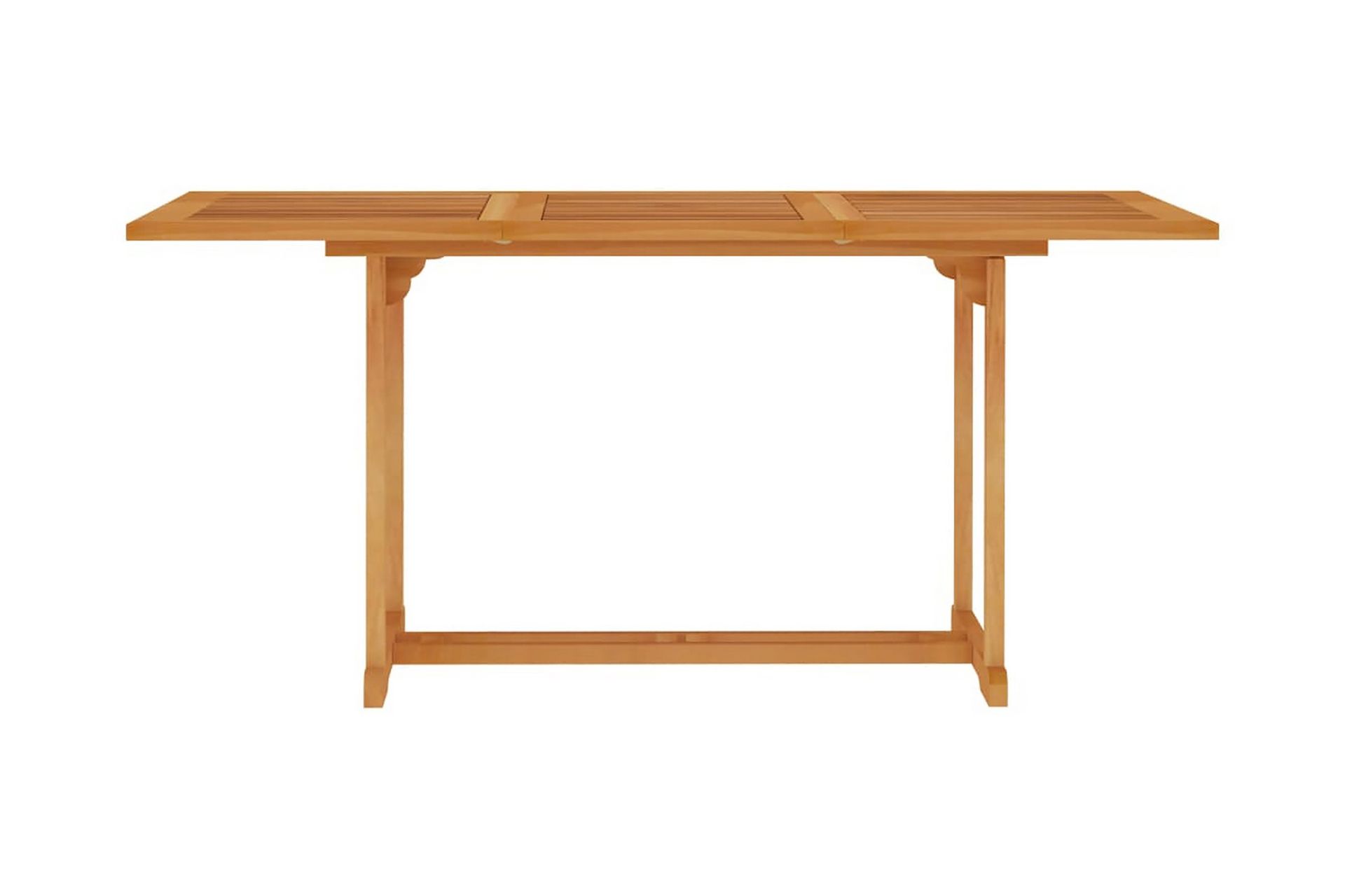 Hagebord 150x90x75 cm heltre teak - Hagemøbler - Hagebord - Spisebord ute