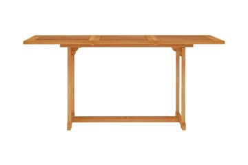 Hagebord 150x90x75 cm heltre teak - Hagemøbler - Hagebord - Spisebord ute