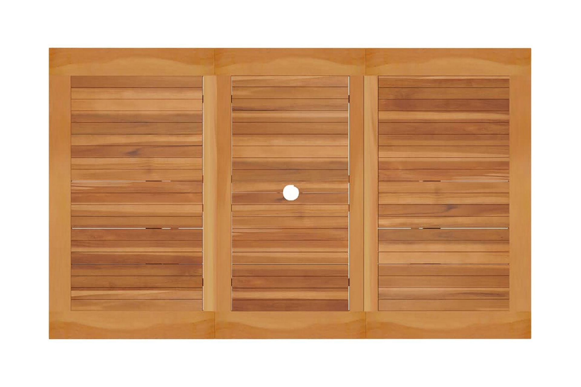 Hagebord 150x90x75 cm heltre teak - Hagemøbler - Hagebord - Spisebord ute