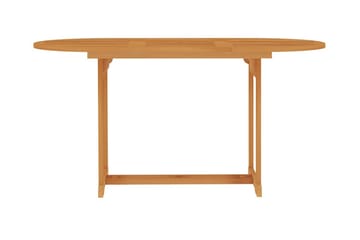 Hagebord 150x90x75 cm heltre teak - Hagemøbler - Hagebord - Spisebord ute