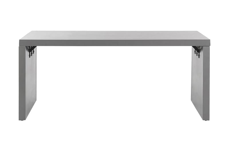 Hagebord 180 x 90 cm grå U-formet TARANTO - Grå - Hagemøbler - Hagebord - Spisebord ute