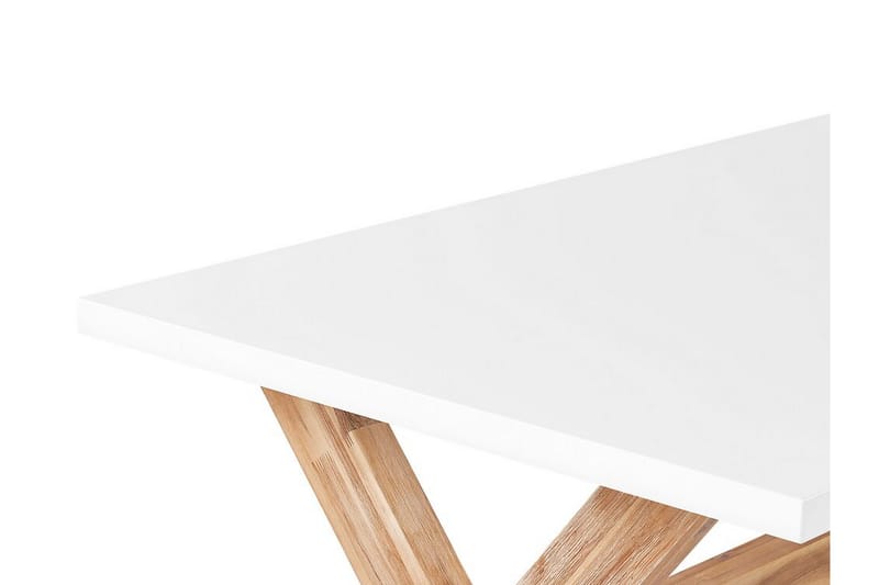 Hagebord 200 x 100 cm hvit OLBIA - hvit - Hagemøbler - Hagebord - Spisebord ute