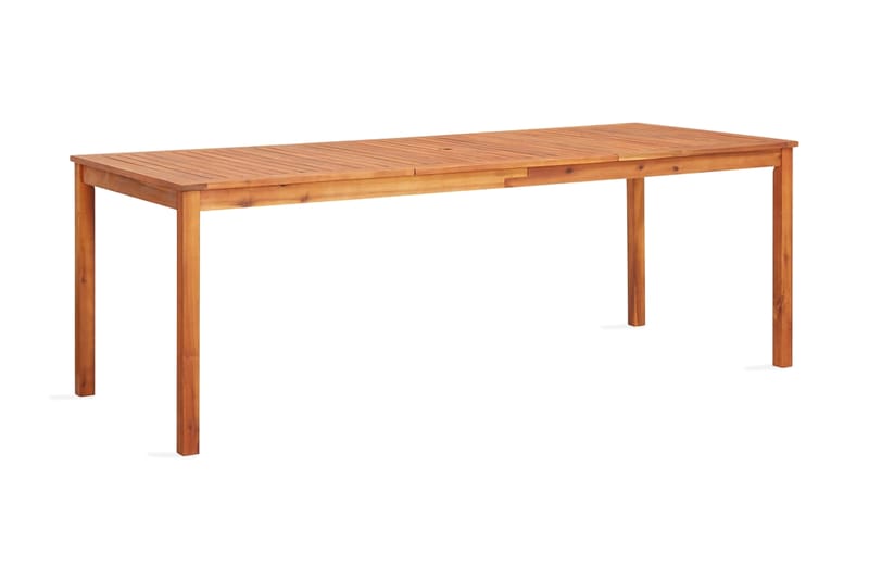 Hagebord 215x90x74 cm heltre akasie - Brun - Hagemøbler - Hagebord - Spisebord ute