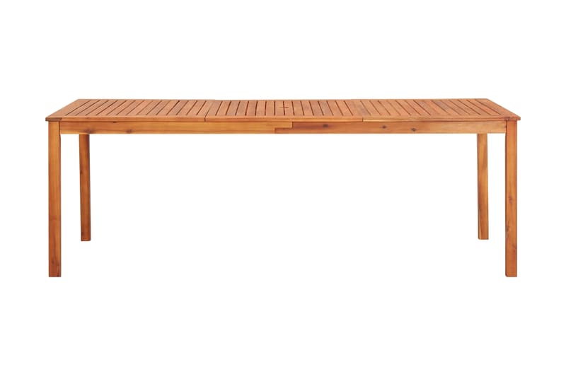 Hagebord 215x90x74 cm heltre akasie - Brun - Hagemøbler - Hagebord - Spisebord ute