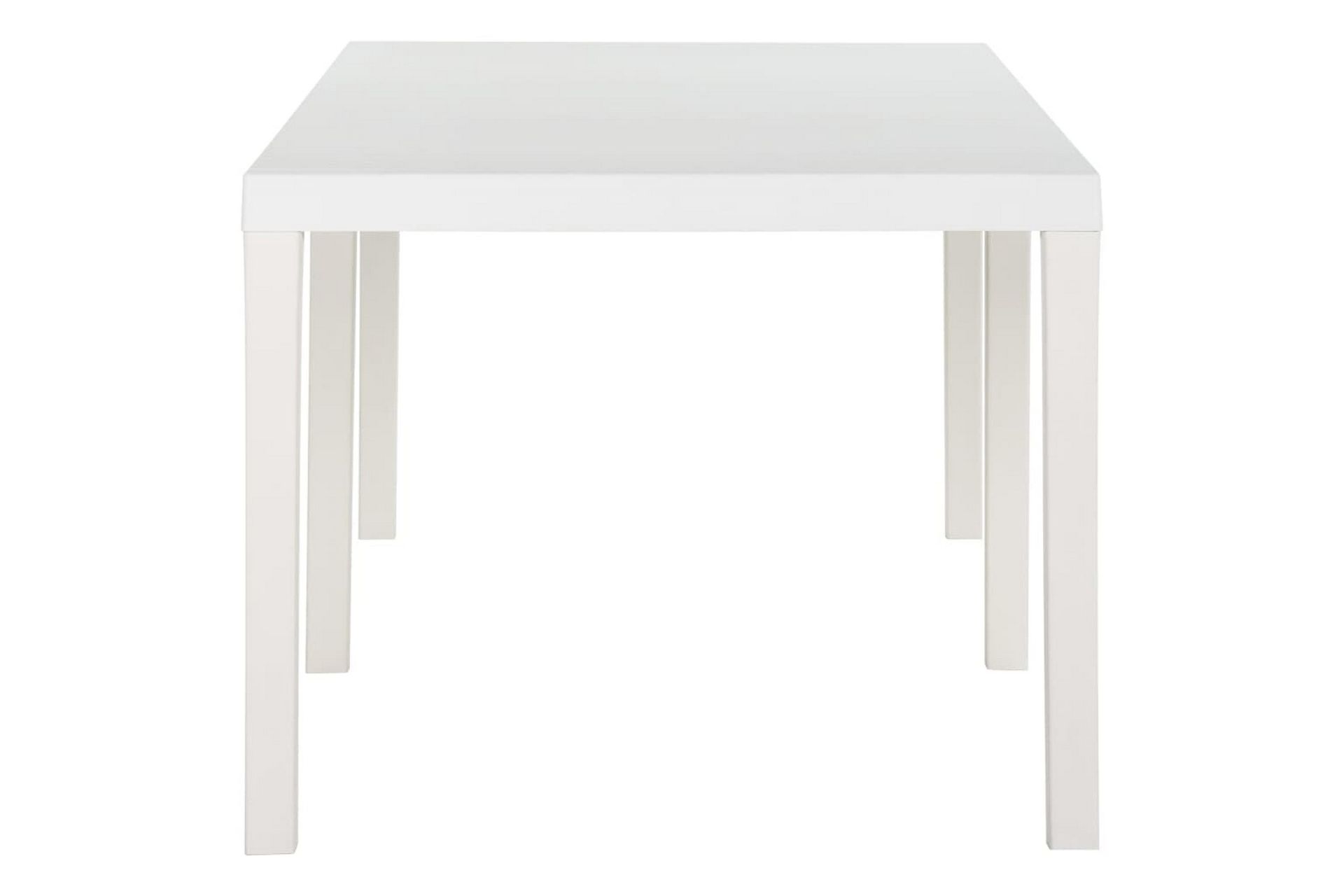 Hagebord 220x90x72 cm PP hvit - Hvit - Hagemøbler - Hagebord - Spisebord ute