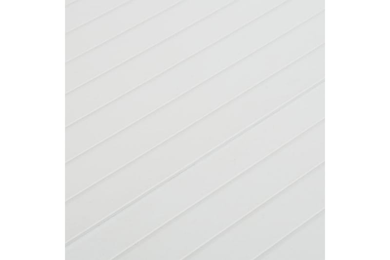 Hagebord 220x90x72 cm PP hvit - Hvit - Hagemøbler - Hagebord - Spisebord ute