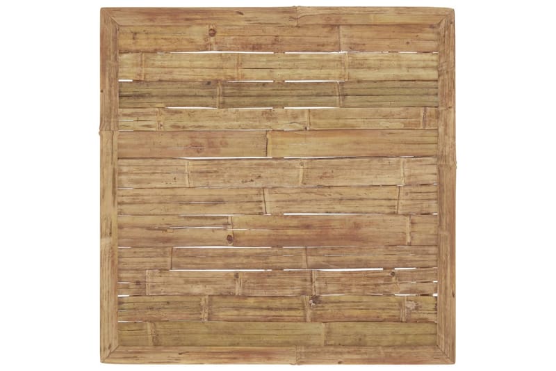 Hagebord 65x65x30 cm bambus - Brun - Spisebord ute