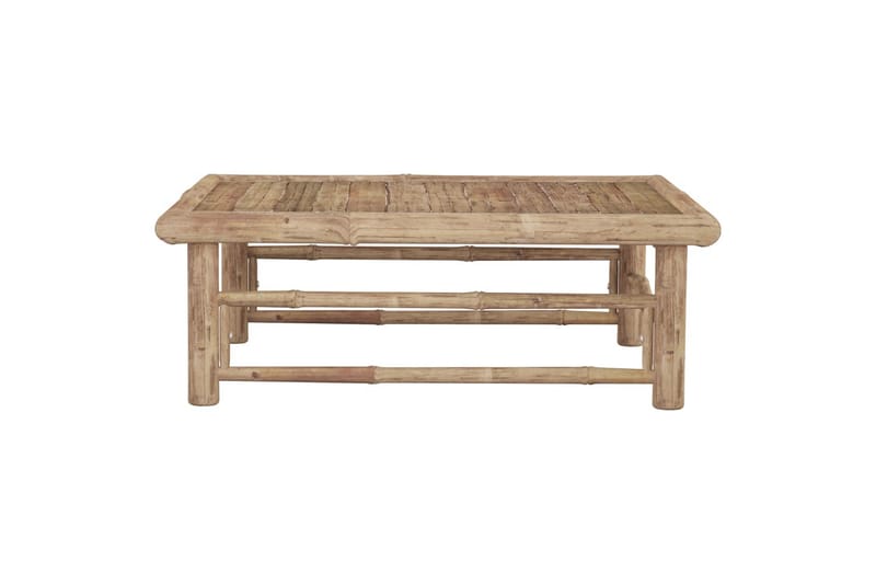 Hagebord 65x65x30 cm bambus - Brun - Hagemøbler - Hagebord - Spisebord ute