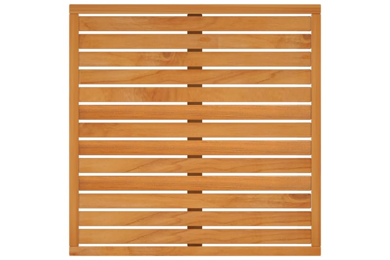 Hagebord 68,5x68,5x24 cm heltre akasie - Brun - Hagemøbler - Hagebord - Spisebord ute