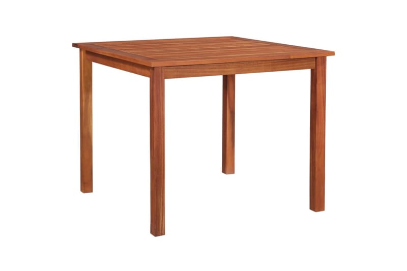 Hagebord 85x85x74 cm heltre akasie - Brun - Hagemøbler - Hagebord - Spisebord ute