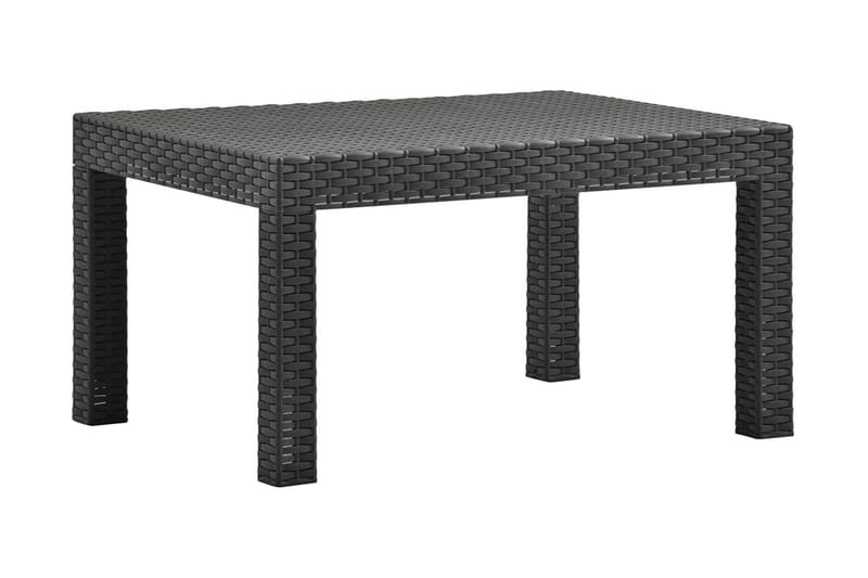 Hagebord antrasitt 58x58x41 cm PP - Antrasittgrå - Hagemøbler - Hagebord - Spisebord ute