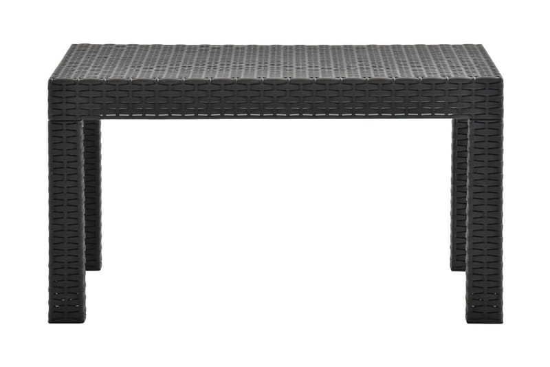 Hagebord antrasitt 58x58x41 cm PP - Antrasittgrå - Hagemøbler - Hagebord - Spisebord ute