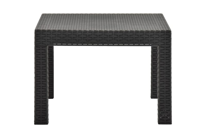 Hagebord antrasitt 58x58x41 cm PP - Antrasittgrå - Hagemøbler - Hagebord - Spisebord ute