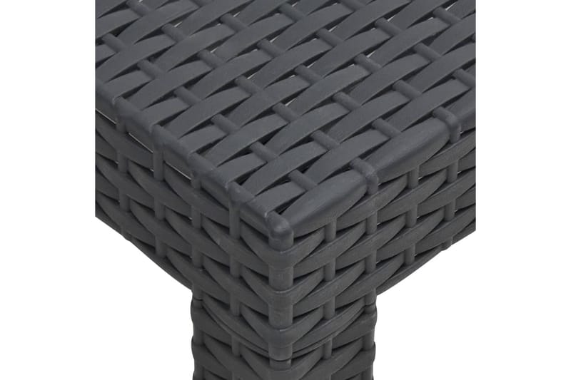 Hagebord antrasitt 58x58x41 cm PP - Antrasittgrå - Hagemøbler - Hagebord - Spisebord ute