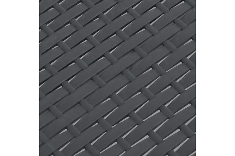Hagebord antrasitt 58x58x41 cm PP - Antrasittgrå - Hagemøbler - Hagebord - Spisebord ute