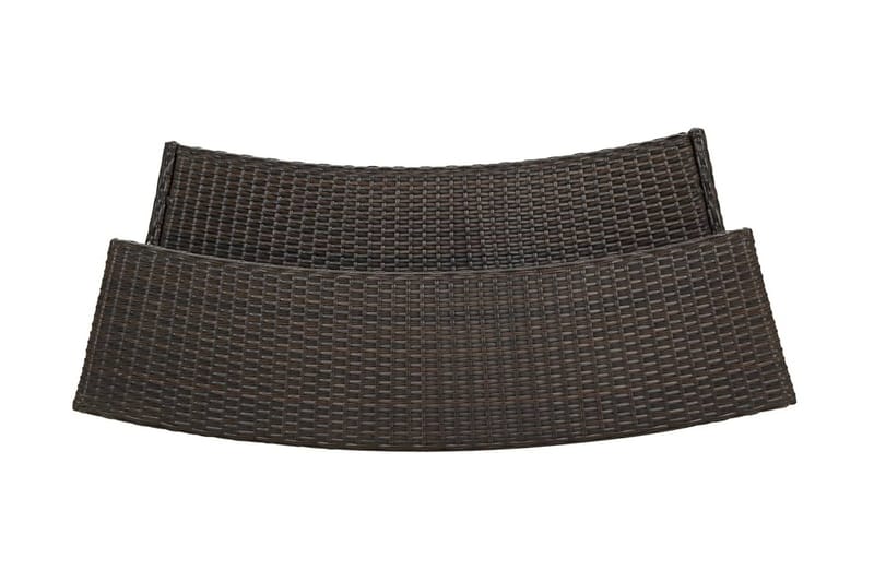 Hagebord brun 120x55x110 cm polyrotting - Brun - Hagemøbler - Hagebord - Spisebord ute