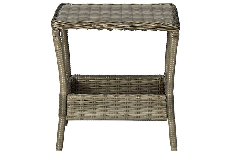 Hagebord brun 45x45x46,5 cm polyrotting - Brun - Hagemøbler - Hagebord - Spisebord ute