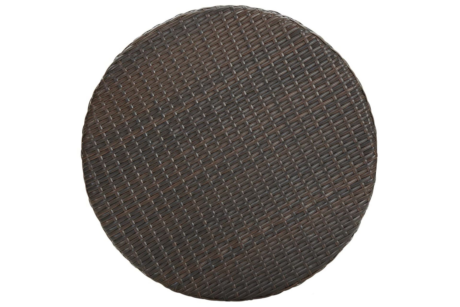 Hagebord brun 75,5x106 cm polyrotting - Brun - Hagemøbler - Hagebord - Spisebord ute