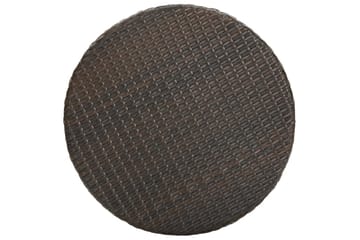 Hagebord brun 75,5x106 cm polyrotting - Brun - Hagemøbler - Hagebord - Spisebord ute