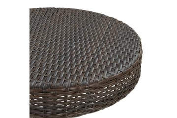Hagebord brun 75,5x106 cm polyrotting - Brun - Hagemøbler - Hagebord - Spisebord ute