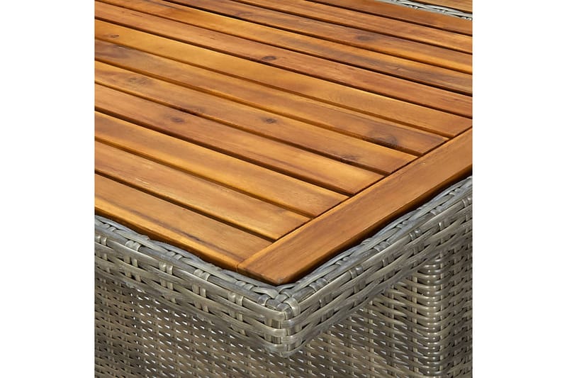 Hagebord brun polyrotting og heltre akasie - Brun - Spisebord ute
