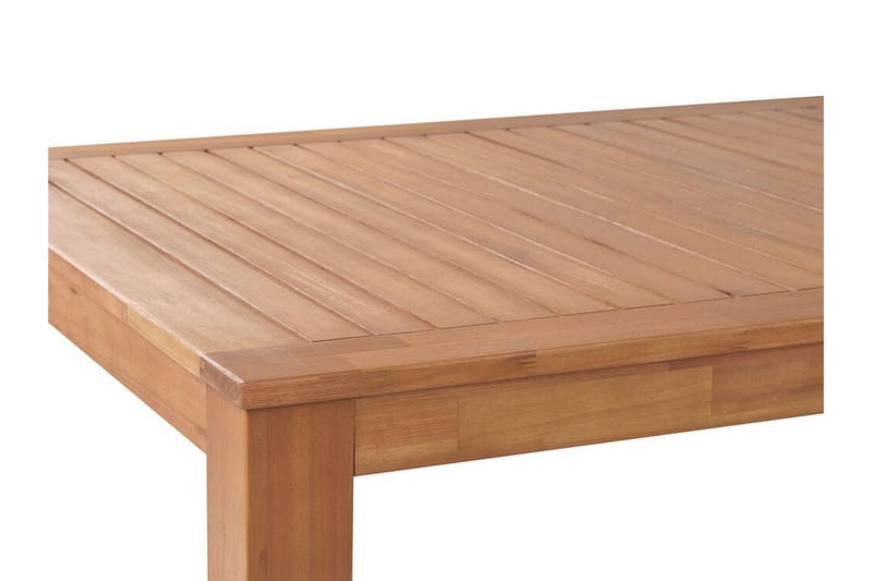 Hagebord Eucalyptus 190 x 105 cm MONSANO - Tre / Natur - Hagemøbler - Hagebord - Spisebord ute