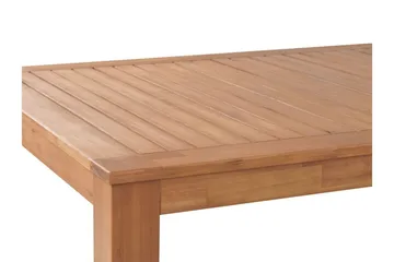 Hagebord Eucalyptus 190 x 105 cm MONSANO - Tre / Natur - Hagemøbler - Hagebord - Spisebord ute
