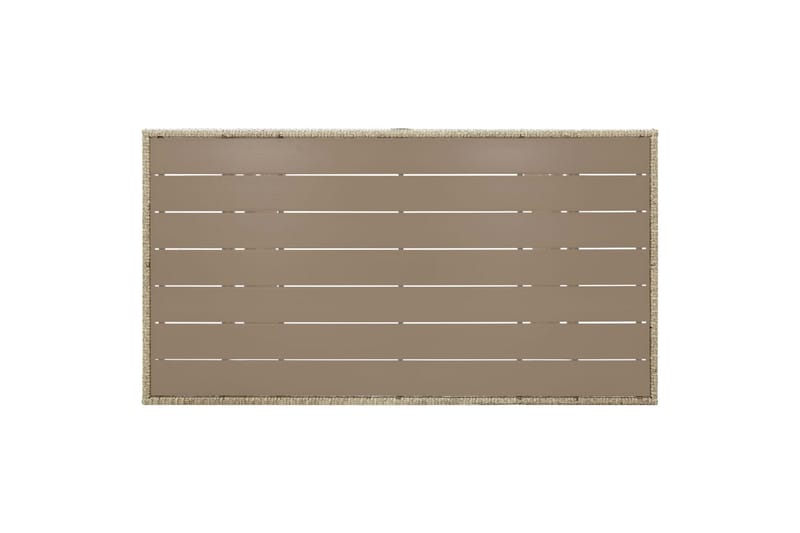 Hagebord grå 120x70x66 cm polyrotting - Grå - Spisebord ute