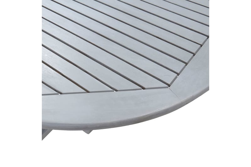 Hagebord grå 200x100x74 cm heltre akasie - Hagemøbler - Hagebord - Spisebord ute