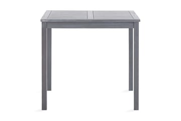 Hagebord grå 80x80x74 cm heltre akasie - Hagemøbler - Hagebord - Spisebord ute