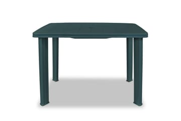 Hagebord grønn 101x68x72 cm plast - Grønn - Hagemøbler - Hagebord - Spisebord ute