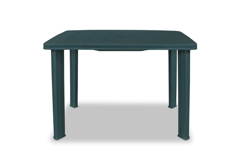 Hagebord grønn 101x68x72 cm plast - Grønn - Hagemøbler - Hagebord - Spisebord ute