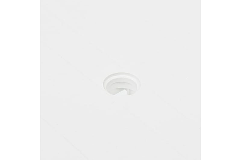 Hagebord hvit 80x75x72 cm plast - Hvit - Hagemøbler - Hagebord - Spisebord ute