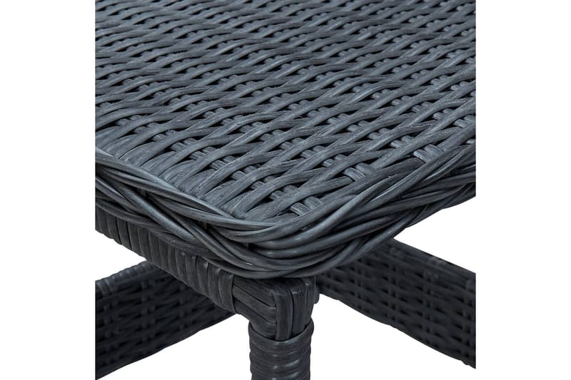 Hagebord mørkegrå 45x45x46,5 cm polyrotting - Grå - Hagemøbler - Hagebord - Spisebord ute