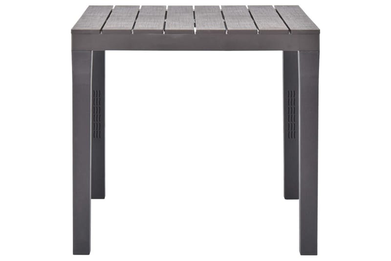 Hagebord mocca 78x78x72 cm plast - Brun - Hagemøbler - Hagebord - Spisebord ute