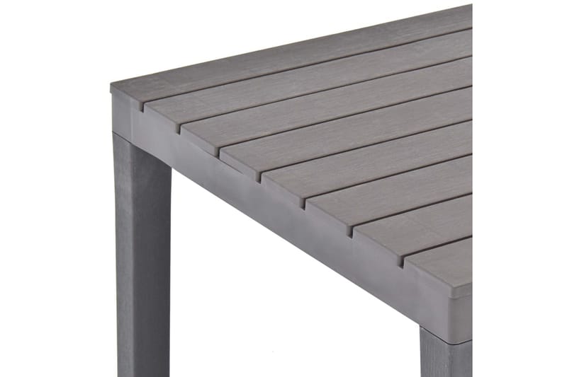 Hagebord mocca 78x78x72 cm plast - Brun - Hagemøbler - Hagebord - Spisebord ute