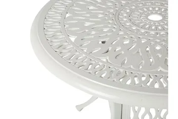 Hagebord rundt 90 cm Hvit ANCONA - Hvit - Hagemøbler - Hagebord - Spisebord ute