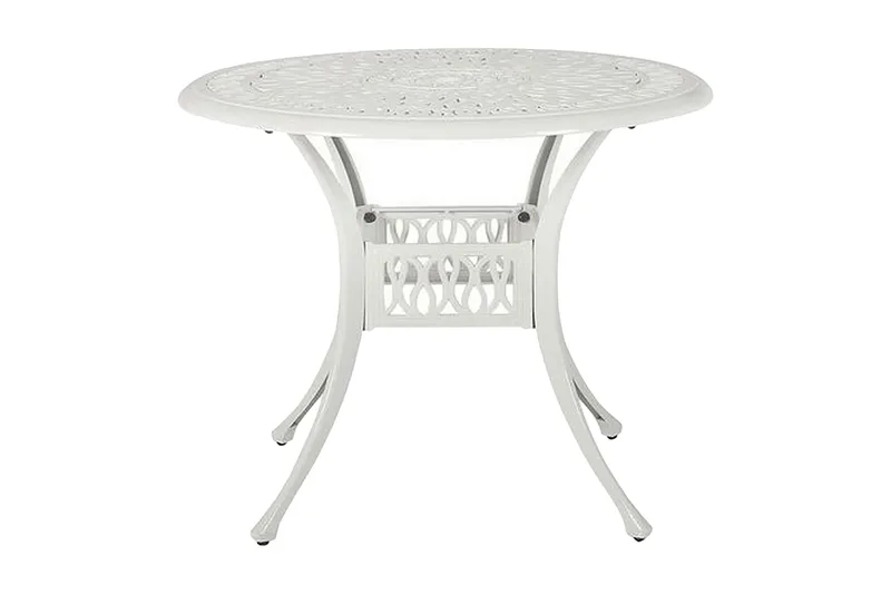 Hagebord rundt 90 cm Hvit ANCONA, Hvit