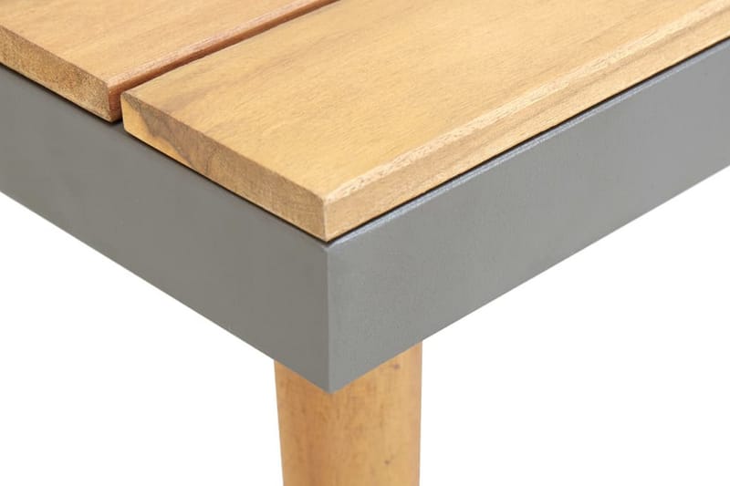 Hagesalongbord 60x60x31,5 cm heltre akasie - Brun - Hagemøbler - Hagebord - Spisebord ute