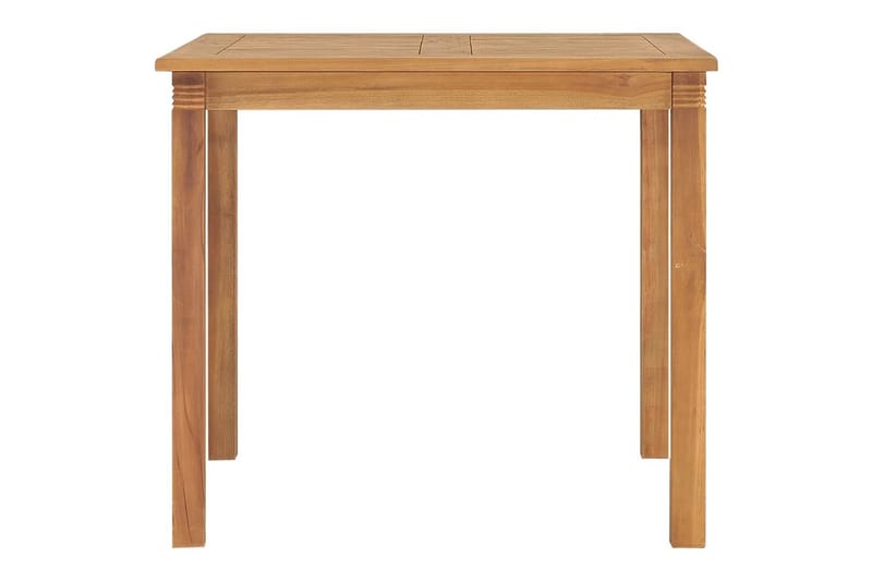 Hagespisebord 85x85x75 cm heltre teak - Brun - Hagemøbler - Hagebord - Spisebord ute
