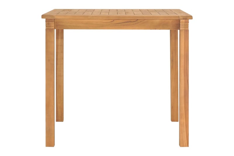 Hagespisebord 85x85x75 cm heltre teak - Brun - Hagemøbler - Hagebord - Spisebord ute