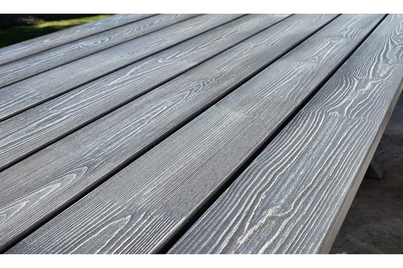 Hains Fasta Spisebord 220 cm - Shabby Chic - Hagemøbler - Hagebord - Spisebord ute