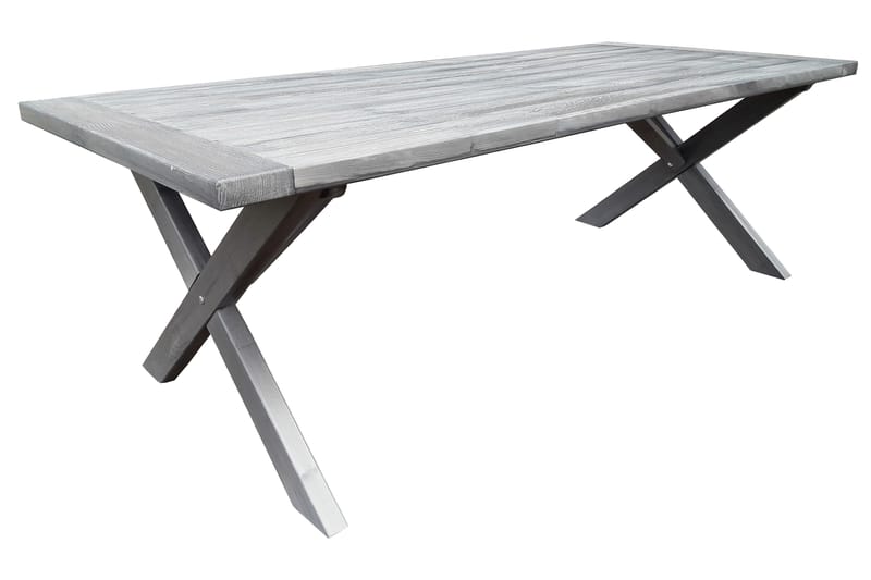 Hains Fasta Spisebord 220 cm - Shabby Chic - Hagemøbler - Hagebord - Spisebord ute