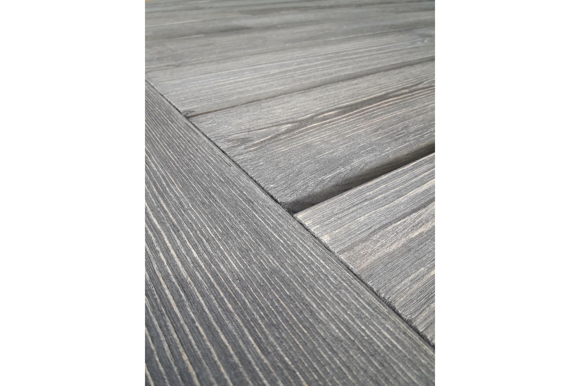 Hains Fasta Spisebord 220 cm - Svart/Grå/Hvit - Hagemøbler - Hagebord - Spisebord ute