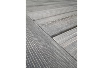 Hains Fasta Spisebord 220 cm - Svart/Grå/Hvit - Hagemøbler - Hagebord - Spisebord ute