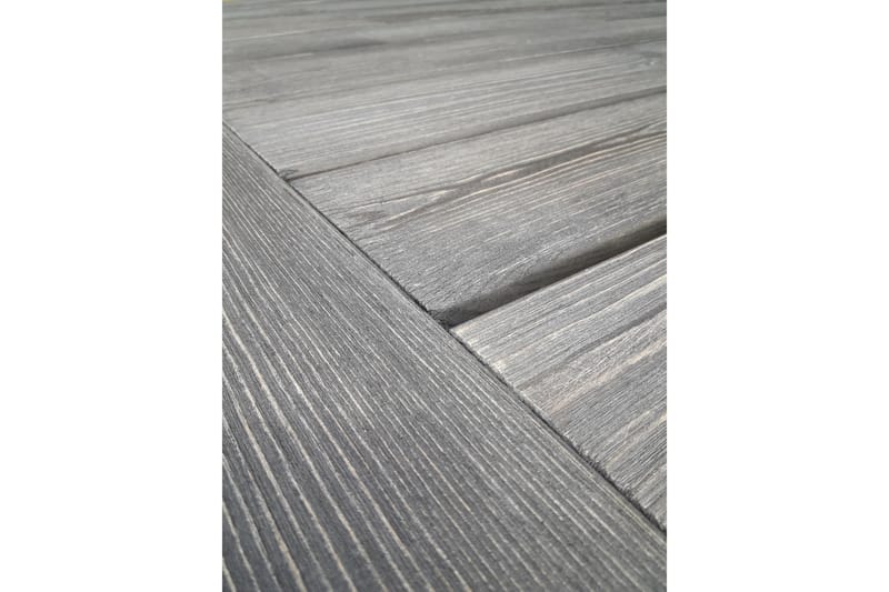 Hains Fasta Spisebord 220 cm - Svart/Grå/Hvit - Hagemøbler - Hagebord - Spisebord ute