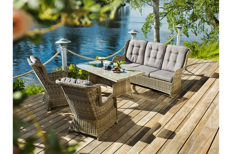 HAMPTON Bord 80X150 CM - Hagemøbler - Hagebord - Spisebord ute
